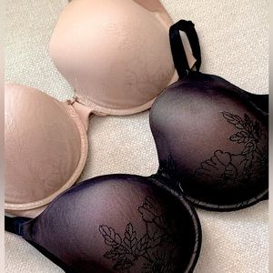 Classy Black & Beige Bra Set